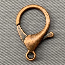 Keychain Lobster Claw Clasps 35x25mm Antique Copper Plated Alloy Q6 Per Pkg