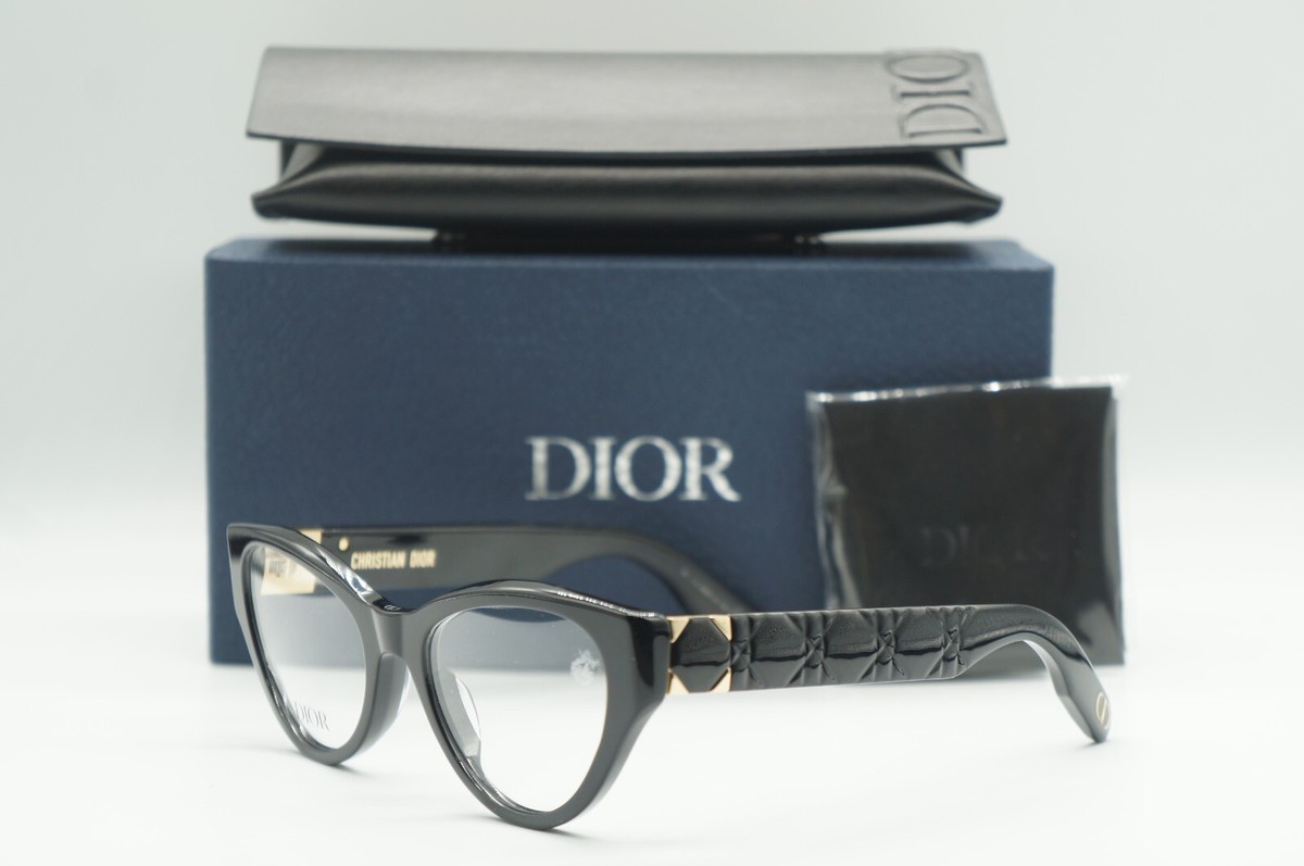 New! Dior Lady 95.22O B1I 1000, Black Cat Eye Eyeglasses, Authentic Dior NewChristian Dior Eyeglasses Lady 95.22O B1I 1000  main image 4