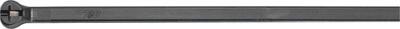 ABB UV-Stahlnasenkabelbinder Ty-Rap 186x4,8mm Schwarz 100Stk