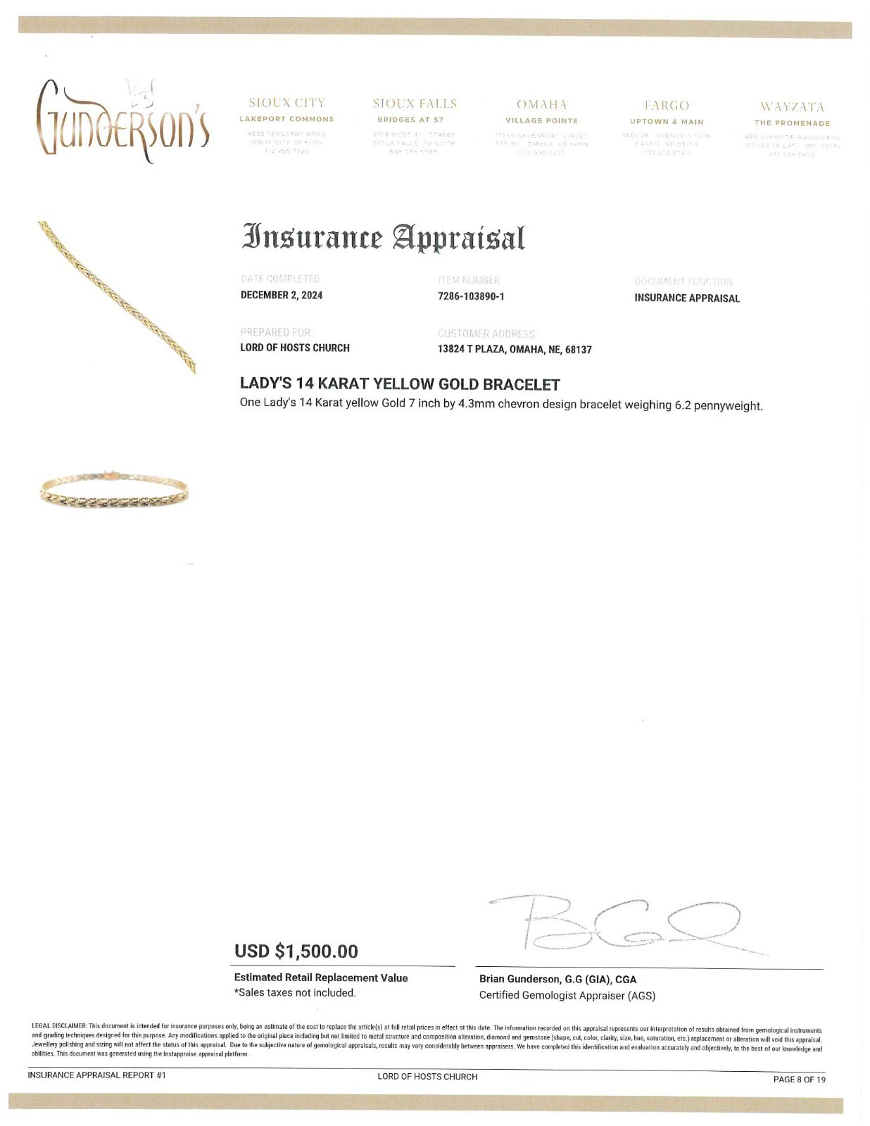 CLASSY! 14K Yellow Solid Gold Bracelet - image 2