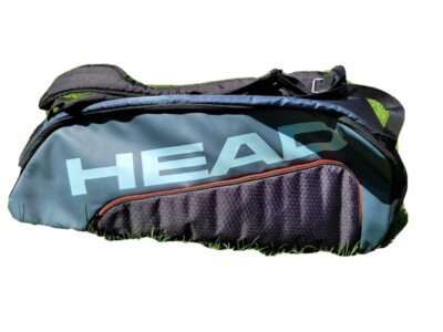 Head Tour Team 9R Supercombi Black Grey Tennis Bag excellent condition