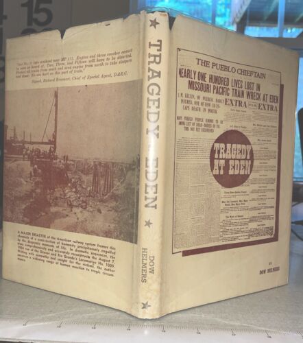 1971 Tragedy at Eden - Dow Helmers - Signed - HBDJ - First Ed #540/1000 - Picture 2 of 9
