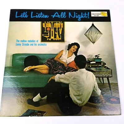 Lenny Stroube Vinyl Record Jazz Orchestra Let's Listen All Night 1961 Vintage