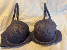 Victorias Secret Body By Victoria Lined Demi Bra Purple Lace 36D Underwire