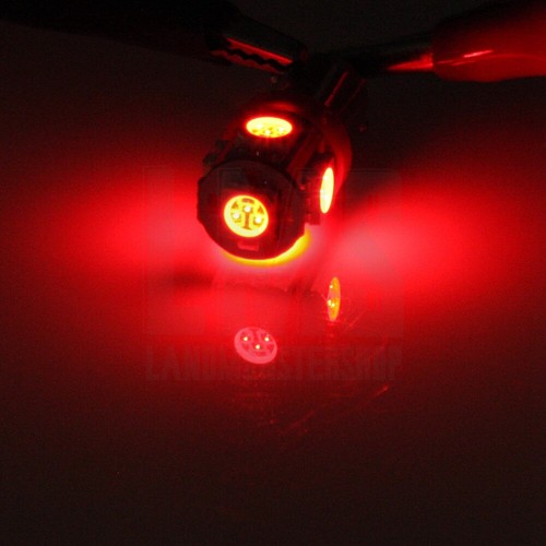 5Pcs T11 BA9S-5SMD H6W 1985 1445 LED Interior Dome Light Bulb Lamps Super Red - Picture 6 of 6