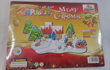 3D Puzzle DIY Merry Christmas Scene Age: 3 