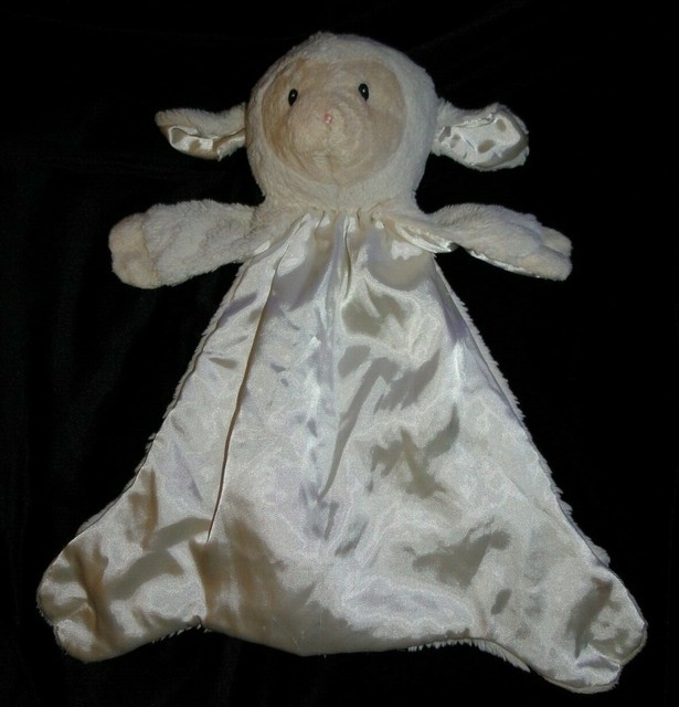 Baby Gund Huggybuddy Lamb Blanket Lovey 59009 Ivory Satin eBay