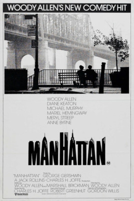 Manhattan Woody Allen 1979 movie poster print | eBay