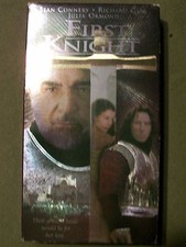 2 VHS First Knight Excalibur Sean Connery/Nigel Terry