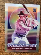 Jarred Kelenic (RC) 2021 Panini Chronicles - Overdrive Prizm Holo #7 Atlanta