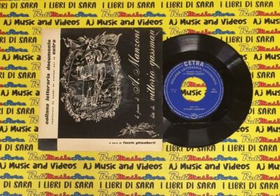 LP 33 7'' VITTORIO GASSMAN Alessandro Manzoni Adelchi Cinque May (QI1)