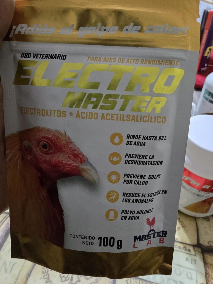 Electro Master (Electrolitos Para Estrés Por Calor O Frio Previene Desidratasion