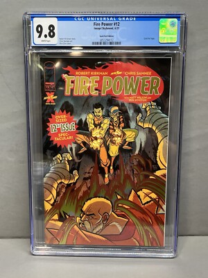 Fire Power 12 Gold Foil CGC 9.8 Exclusive Variant Kirkman Afu Chan Vault Live