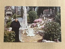 Postcard Cullman AL Alabama Ave Maria Grotto Benedictine Monk Brother Joseph