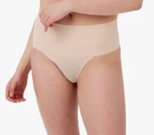 NEW SPANX Women's Undie-Tectable Thong Soft Nude Size XL