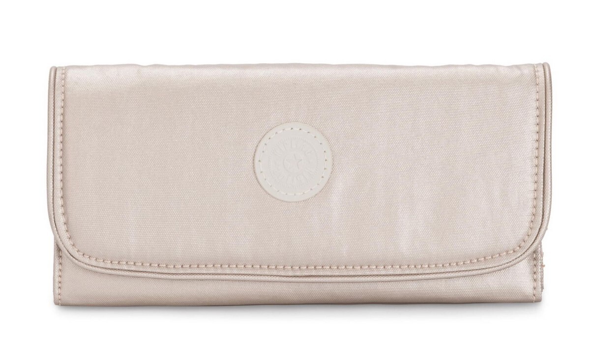 PORTAFOGLIO DONNA KIPLING MONEY LAND KI7015 METALLIC GLOW 48I NUOVO SCONTATO