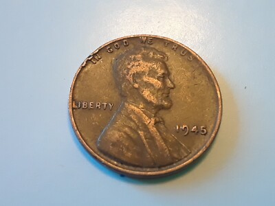 1945 no mint mark Wheat Penny missing T in trust US coin | eBay