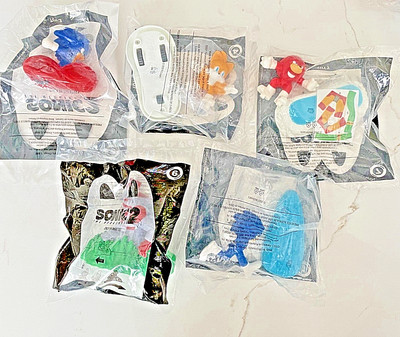 McDonald's Happy Meal Sonic 2 Toys Sonic The Hedgehog #1 #2  #3 #4 #6 #7