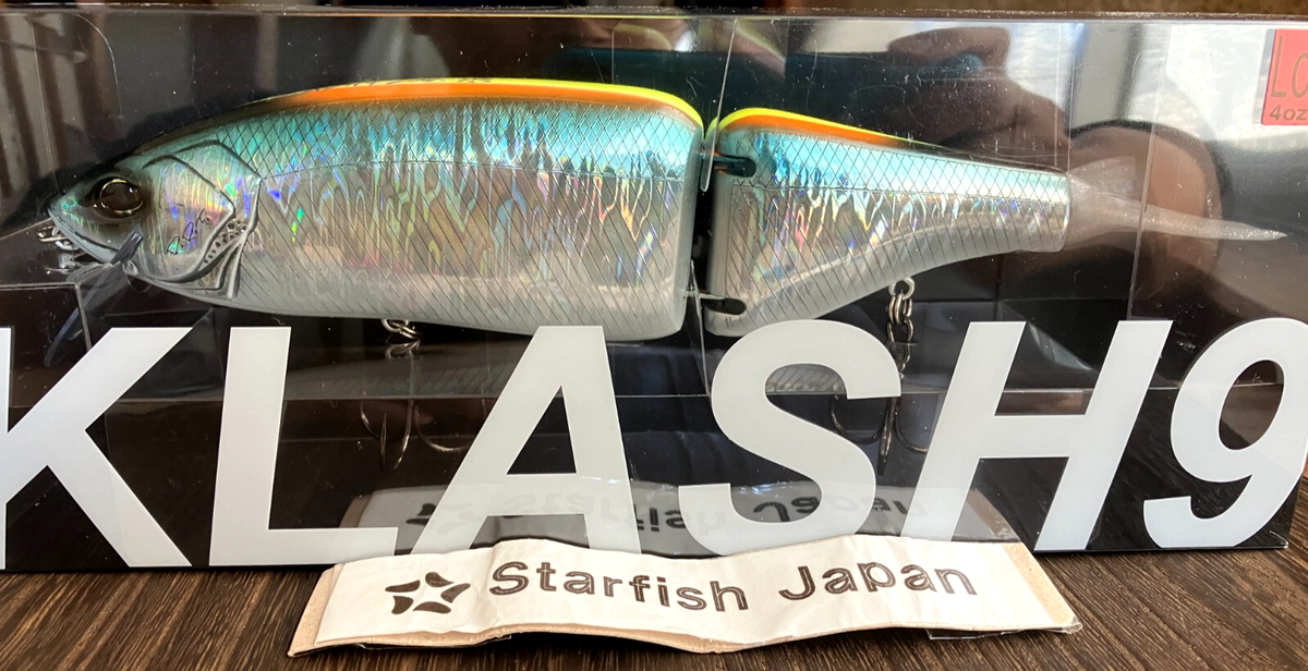 DRT KLASH 9 HAMA HOLOGRAM BLUE Color 4oz Big Swimbait Low Float