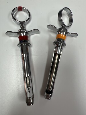 Anesthetic Syringe (dental) Missing Hub. 2 Syringes As Pictured