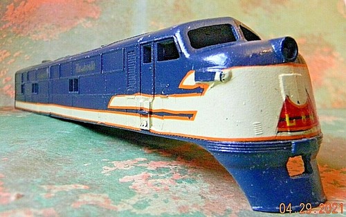 CARY Diecast Metal E7 Shell - LOUISVILLE & NASHVILLE ~ Custom Painted - HO - Picture 2 of 7