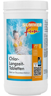 Multifunktionstabletten Reinigunstabletten Chlortabletten Summer Fun  20g - 1 kg