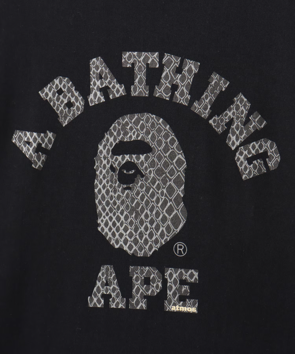 限定完売品#ABATHINGAPE atmos Ｇ-SNK COLLEGETEE A BATHING APE atmos Bape A Bathing Ape G-Snk College Tee