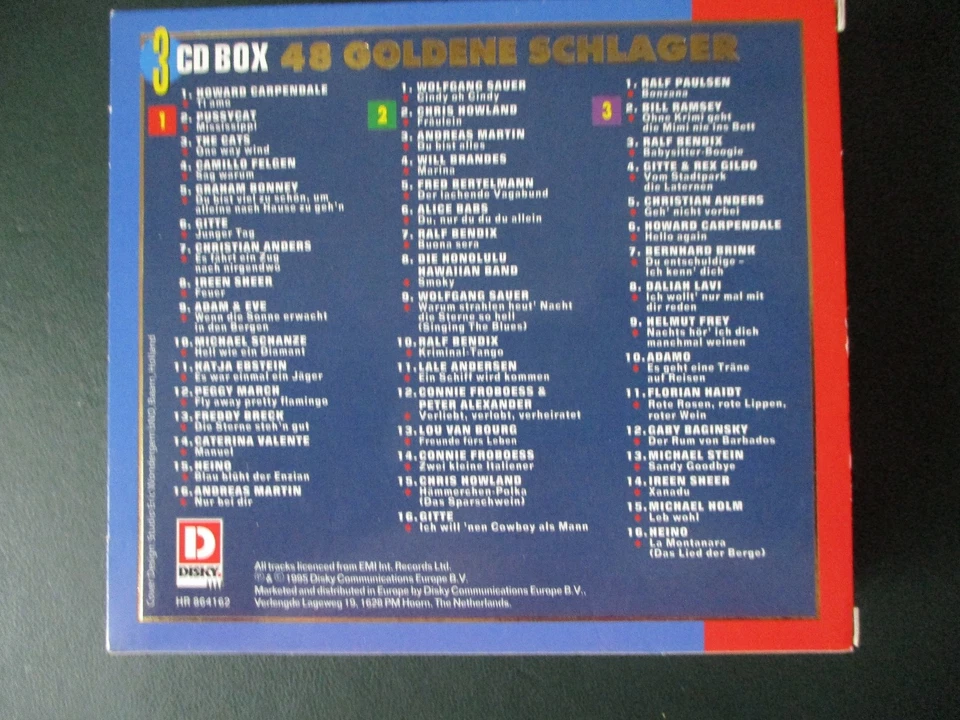 Various - 48 Goldene Schlager (3-CD-Box) - Deutsche Oldies/Schlager  50' - 80'er - Bild 3 von 4