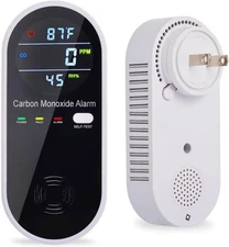 Carbon Monoxide Detector Plug in Wall, WESHLGD Portable Carbon FREE SHIPPING