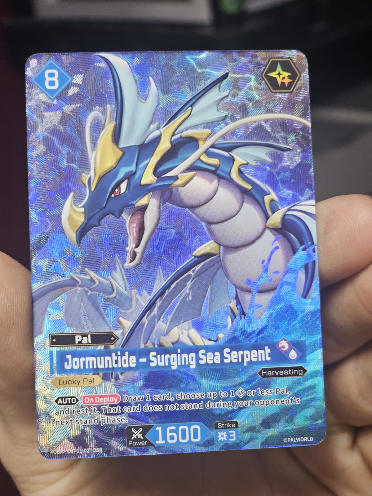 Jormuntide – Surging Sea BP01-027-OSR Palworld Dawn of Palpagos TCG Card NM