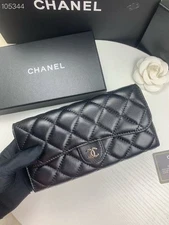 Chanel Novelty Classic Flap Clutch Long Wallet