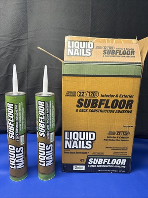 #ad Liquid Nails LNP 902 Subfloor Deck Construction Adhesive 28 Oz Each 10 PACK $44.95