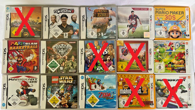 Nintendo DS & Nintendo 3DS Spiele Auswahl - Gebraucht - Module - teilweise OVP
