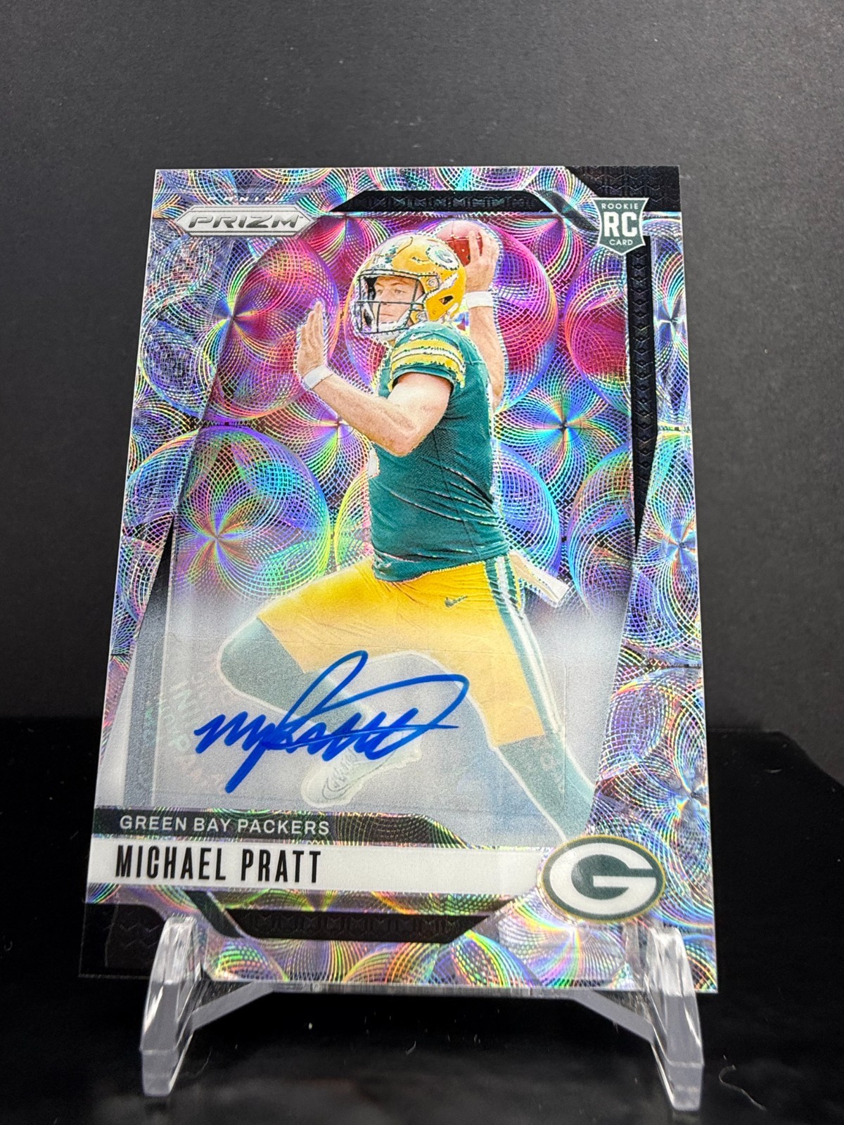 5-502 - 2024 Panini Prizm - Michael Pratt #379 - RC - Choice Prizm Auto - /100