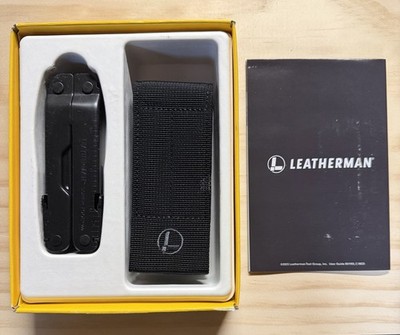 Leatherman Super Tool 300 Multi-Tool Black Metal with Sheath and Box
