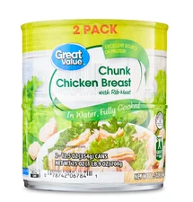 Great Value Chunk Chicken Breast, 12.5 oz, Can, Free Shipping