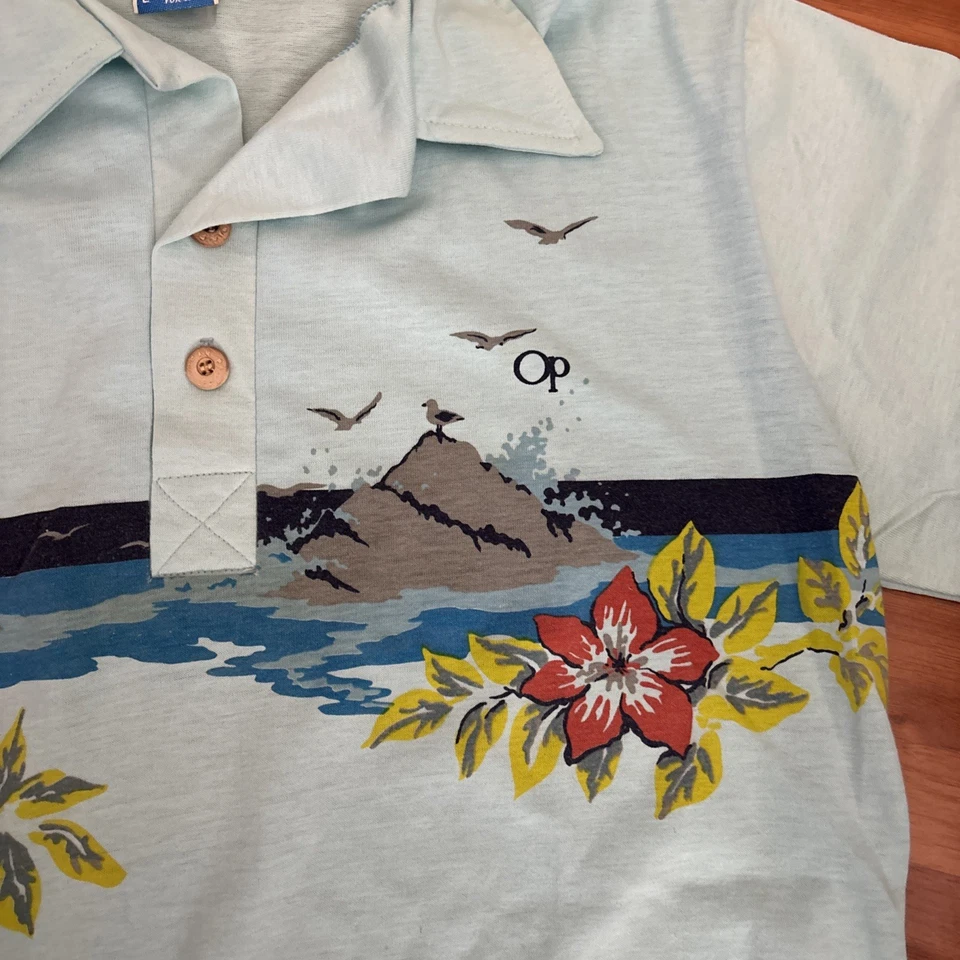 Vintage70s Op Button Shirt - Image 3 of 4