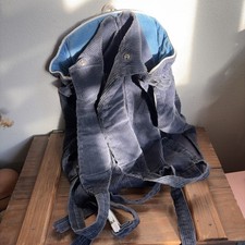 Vintage Original Gerry Cuddle Pack Corduroy Baby Carrier Blue Soft 1980s Unique