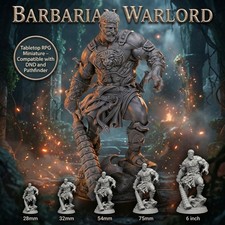 Lion Armor Warrior Miniature Barbarian Fighte...
