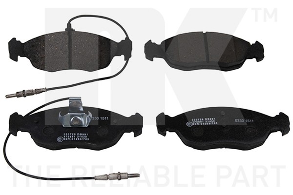 Bremsbelagsatz Scheibenbremse NK 223726 FüR 7B Peugeot 7D 306 7A N5 7C N3 Break-image