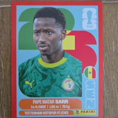Panini FIFA World Cup 2026 Sticker Pape Matar Sarr SEN 10 Senegal Red Parallel 