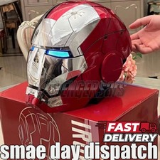 Iron Man Helmet Autoking MK5 1/1 Voice-controlled Transform Mask Cosplay Prop