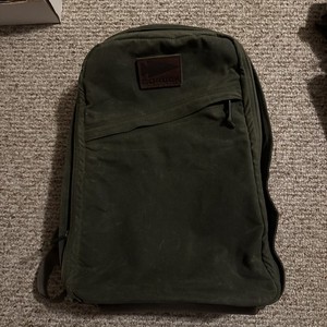 GORUCK GR1 26L Heritage Backpack - Green- Waxed Canvas-w/shadow pocket,wire dopp
