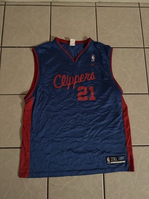 Y2K Los Angeles Clippers Darius Miles Reebok Jersey Men's 2XL NBA Basketball
