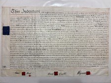 Indenture During Reign Of King George
