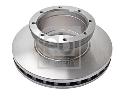 2X Febi 11962 Rear Brake Discs Vented 377MM Fits Mercedes Atego 2