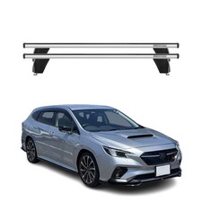 Menabo Dachträger Grundtäger für Subaru Levorg 2015-2020 75kg Alu Silber 2 tlg