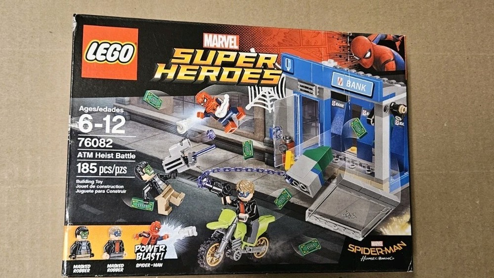 LEGO Marvel ATM Heist Battle 76082 New Sealed Retired Rare Collectible  