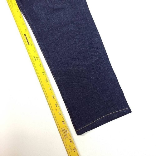 Jeans Levi's 502 Premium Para Hombre 33x30 Cónicos Grande E Azul Lavado Índigo Usados en Excelente Condición - Imagen 4 de 8