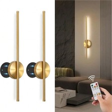 Battery Operated LED Wall Lights Wireless Wall Sconces Dimmable LED Wall Lamp
